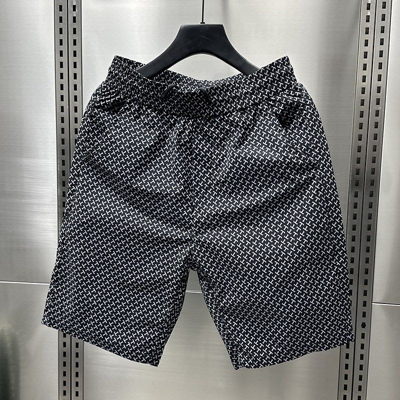 流行格子系休闲短裤男夏天外穿五分裤2024夏季新款男士运动沙滩裤,淘宝优惠券,粉丝福利购,淘宝优惠卷