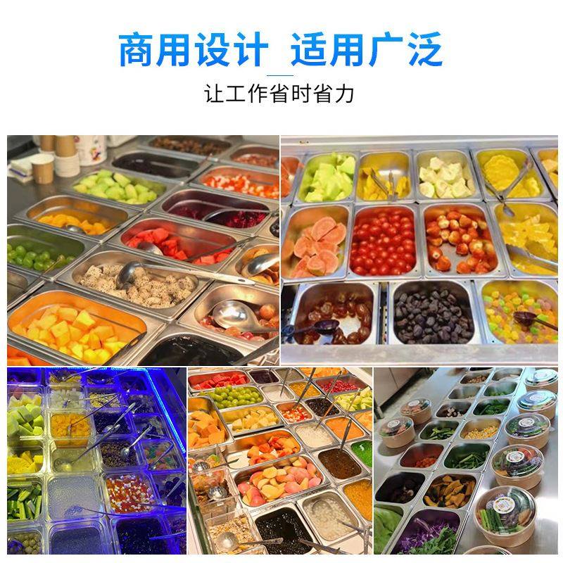 麦丰开槽沙拉台商用冰粉凉菜A保鲜冷藏小菜冰箱水果捞展示柜,淘宝优惠券,粉丝福利购,淘宝优惠卷