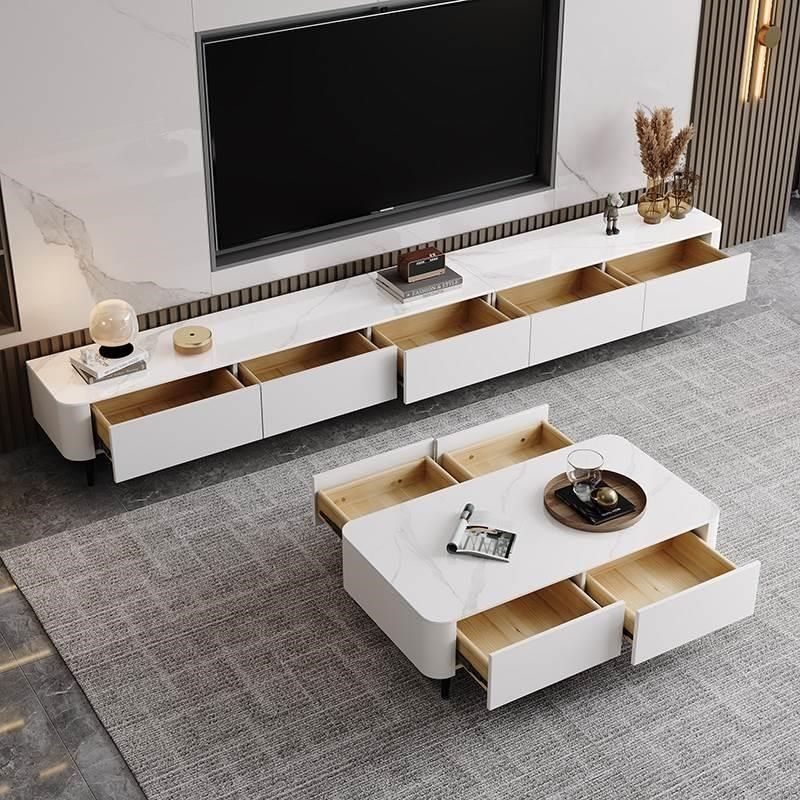 岩板实木茶几电视柜组合现代简约家用小户型茶几电视柜24新款茶几,淘宝优惠券,粉丝福利购,淘宝优惠卷