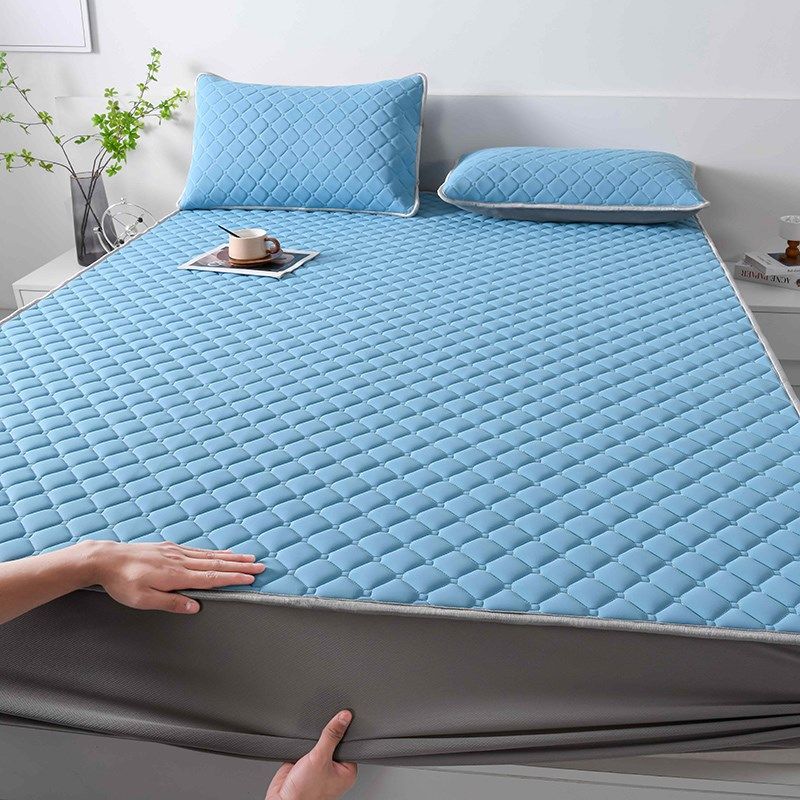 天然乳胶凉席三件套床笠床垫防滑套冰丝席夏季2024新款空调席加厚,淘宝优惠券,粉丝福利购,淘宝优惠卷