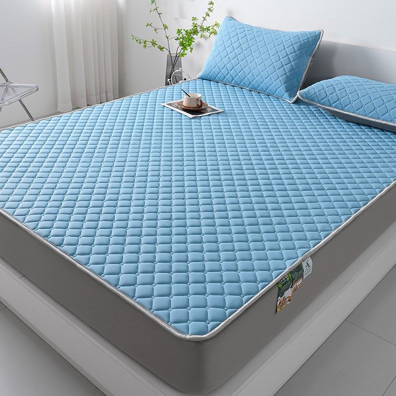 天然乳胶凉席三件套床笠床垫防滑套冰丝席夏季2024新款空调席加厚,淘宝优惠券,粉丝福利购,淘宝优惠卷