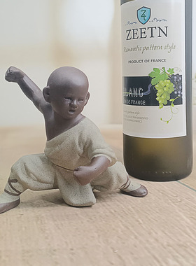 功夫红酒架摆件禅意葡萄酒网红摆设男生酒柜装饰品餐厅电视新中式