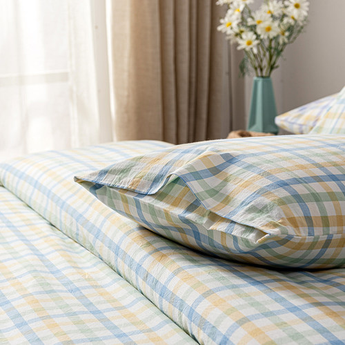 100全棉水洗棉枕套一对装纯棉枕头芯套夏季儿童单人内胆套4874 - 图1