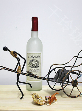 怀旧红酒架摆件葡萄酒摆设酒柜装饰品餐厅电视样板房复古个性玄关