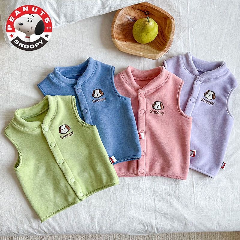 儿童马甲2025秋冬新款奥粒绒背心男女童保暖外穿柔软舒适坎肩开衫