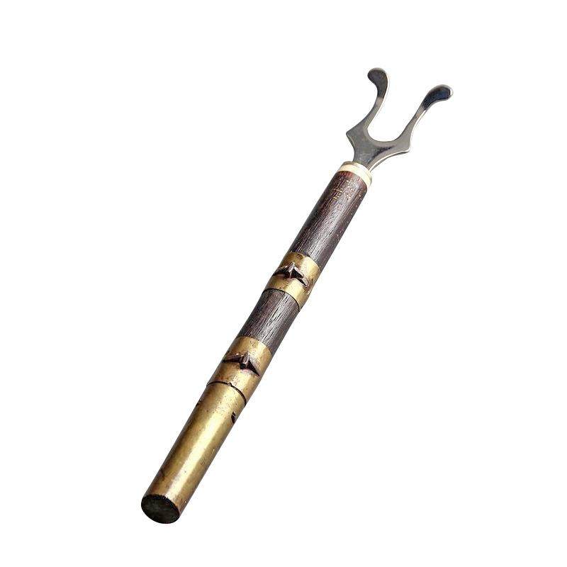 中式老称杆手柄铜制叉铁壶壶盖叉老铁壶茶夹茶道老物件茶具配件,淘宝优惠券,粉丝福利购,淘宝优惠卷