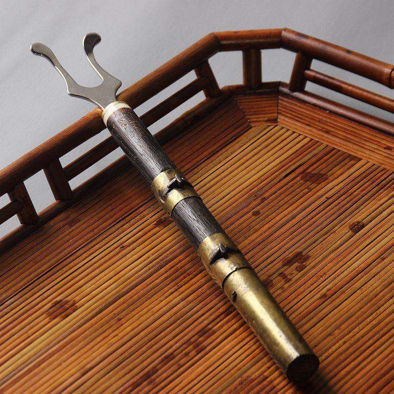 中式老称杆手柄铜制叉铁壶壶盖叉老铁壶茶夹茶道老物件茶具配件,淘宝优惠券,粉丝福利购,淘宝优惠卷