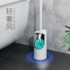 Toilet brush, household no-dead-corner bathroom self-cleaning scrub toilet brush squat toilet squat set artifact