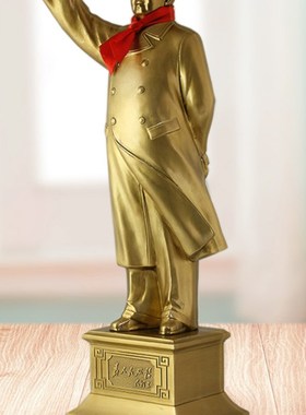 采购产品铜像摆件,爷爷雕塑,全身客厅家居摆件,摇头,韶山旅游纪念