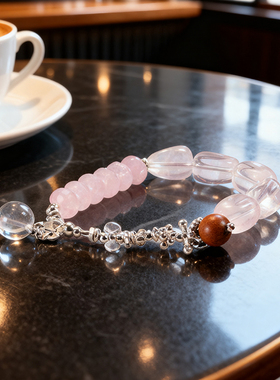 绽木Zenmu天然水晶手串春檀梦语