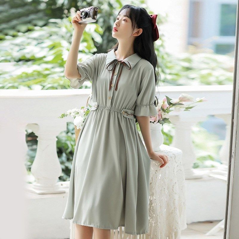 女童夏季连衣裙2025新款女孩森系长裙夏天公主裙少女学生雪纺裙子,淘宝优惠券,粉丝福利购,淘宝优惠卷