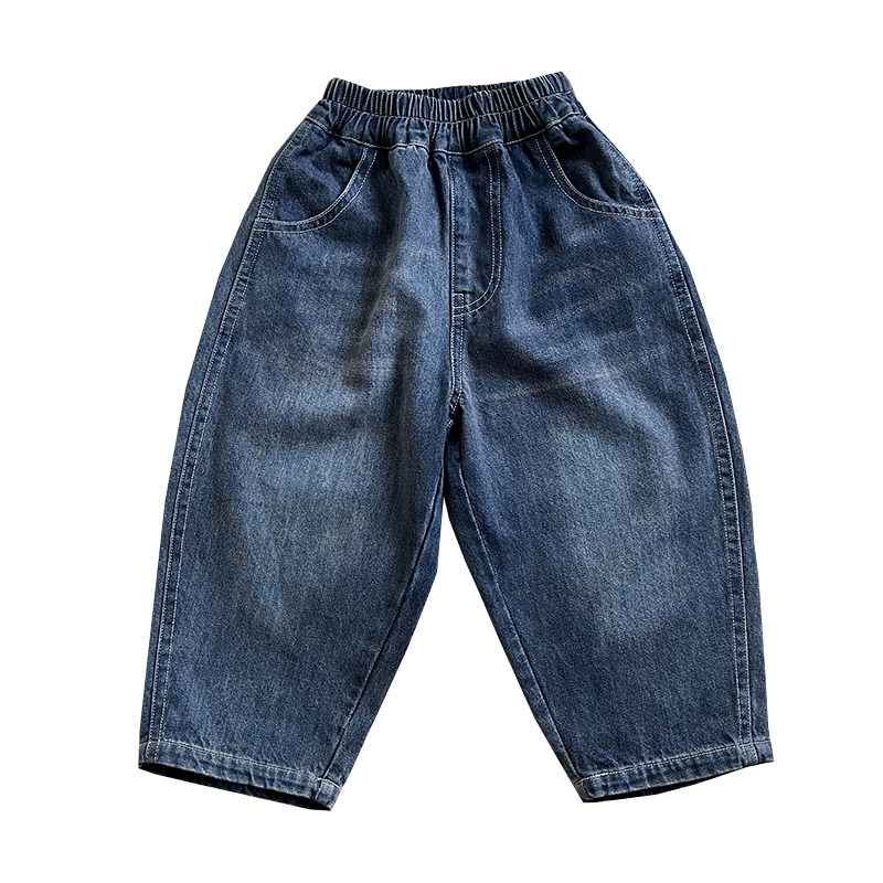 男童裤子春秋款g2023春装新款宝宝儿童洋气宽松牛仔裤男孩百搭长,淘宝优惠券,粉丝福利购,淘宝优惠卷