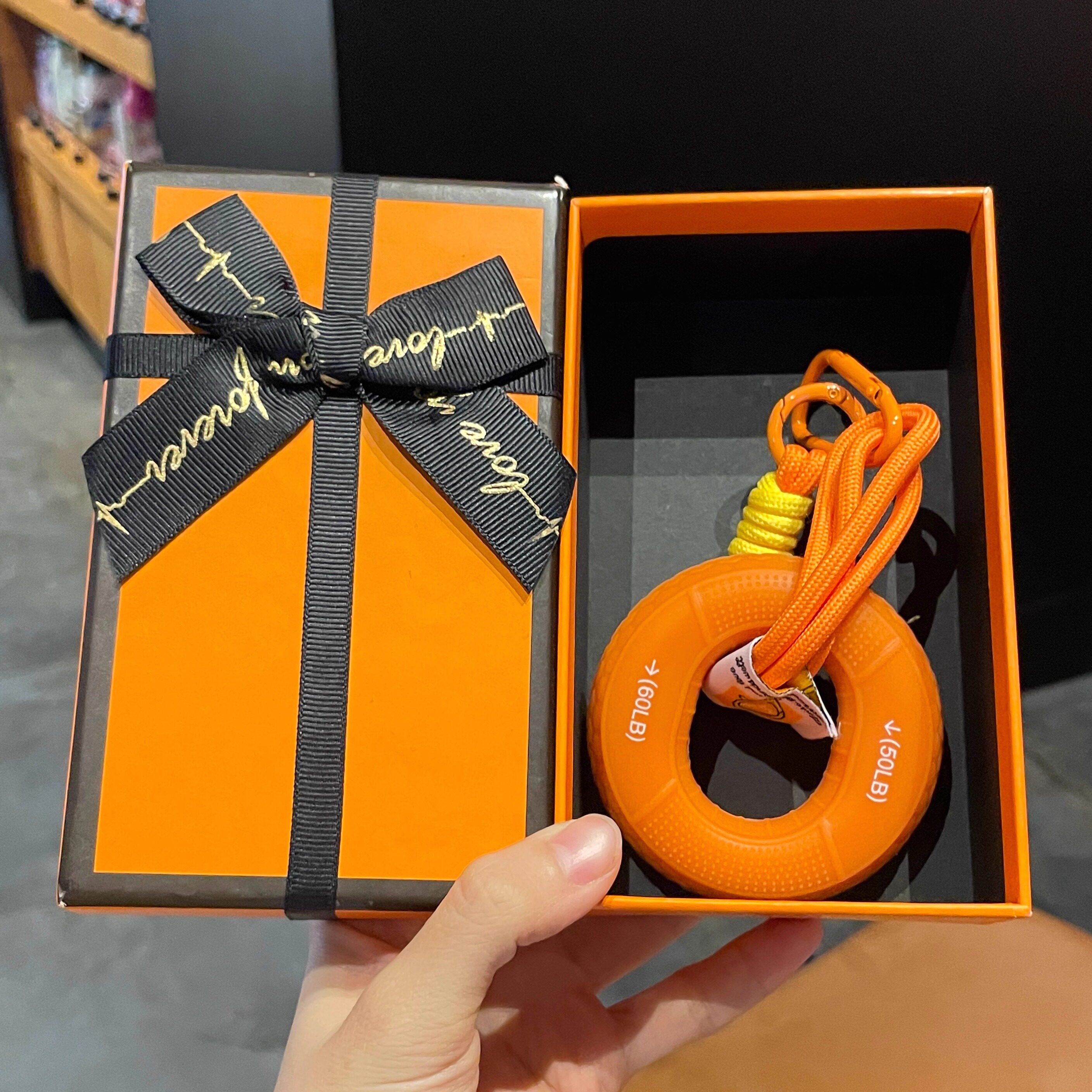 Sports climbing finger strength device, fitness backpack pendant, soft rubber grip strength device, finger training circle, office decompression artifact
