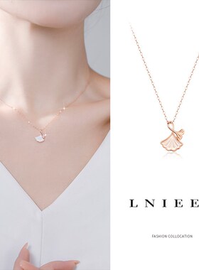 三生有幸999纯银项链女2024年新款爆款锁骨链七夕礼物送女友老婆