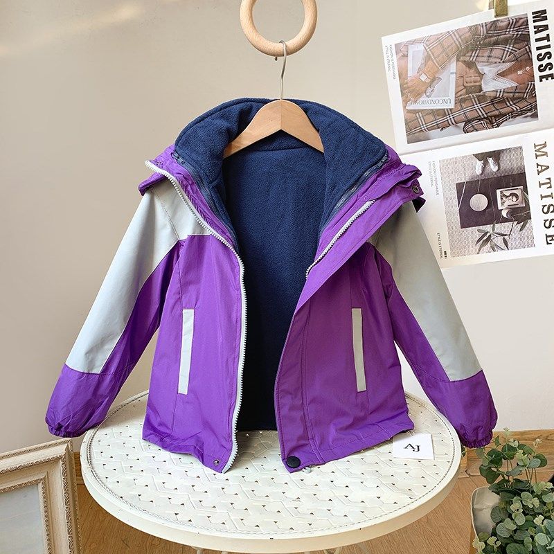 多穿~加绒内胆可拆卸~男女童装/中小童/户外加厚冲锋衣棉服外套冬,淘宝优惠券,粉丝福利购,淘宝优惠卷