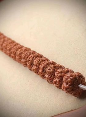 飞碟梅花桩蜂窝双龙爆肉盘龙纹 树王小金刚菩提子108颗佛珠手串男