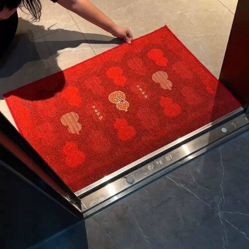 马年入户门地垫门口脚垫丝圈耐脏防滑家用玄关喜庆蹭脚门垫2026新,淘宝优惠券,粉丝福利购,淘宝优惠卷