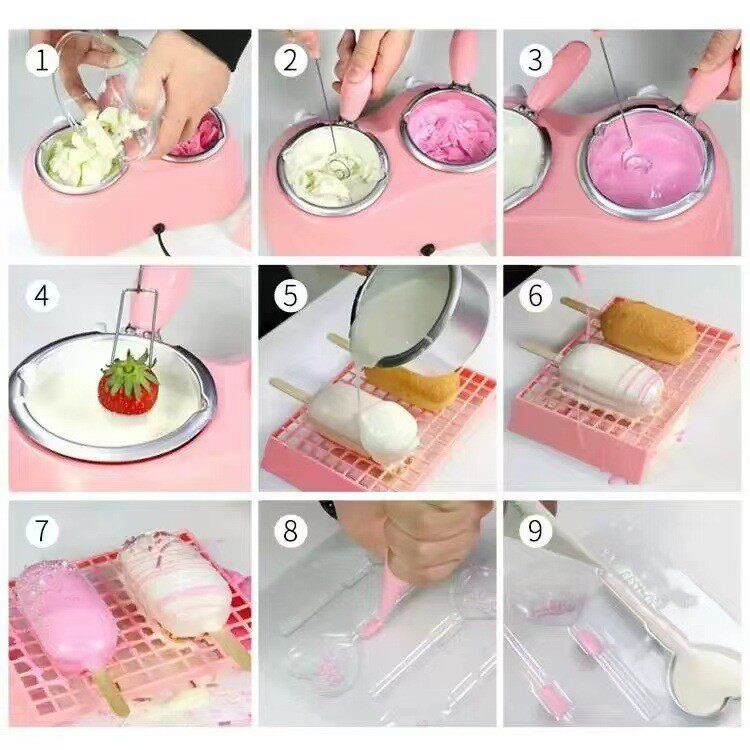 包邮单炉双炉巧克力锅巧克力熔炉喷泉机制作巧克力附巧克力模具,淘宝优惠券,粉丝福利购,淘宝优惠卷