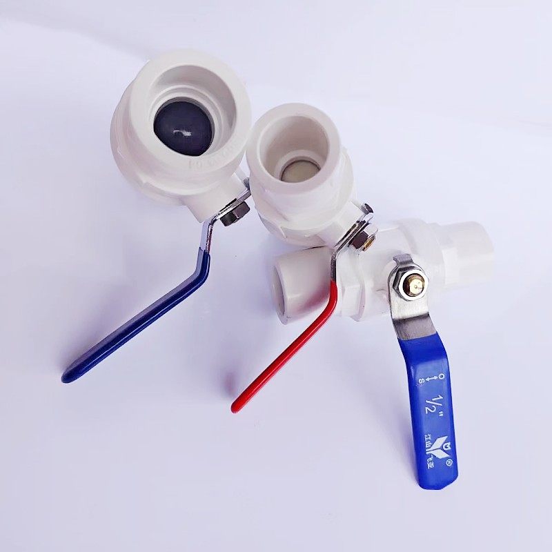 PVC球阀 开关 阀门 闸阀20 25 32 40 50 63 75 90 110 不锈钢手柄,淘宝优惠券,粉丝福利购,淘宝优惠卷