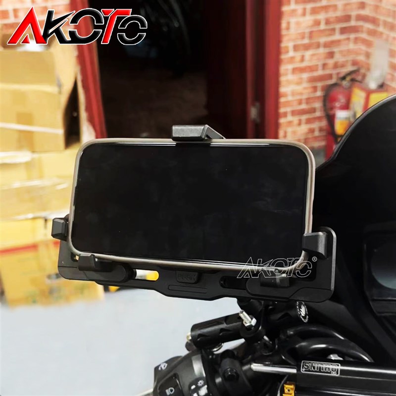 适用三阳巡弋300 150X 15v0 180 九妹Z300/夫F300改装手机导航支 - 图2