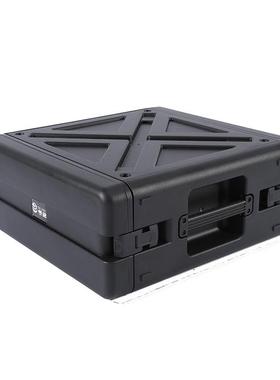 塑盾4U注塑型设备箱防震防振防摔舞台灯光音响设备注塑机架箱