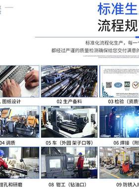 IHG1单双作用标准轻型拉杆缸前法兰式工程模具活塞式柱型油缸