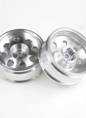 模型车1/14田宫Tamiya拖头CNC金属轮毂泥头前轮后轮一对装飞吧