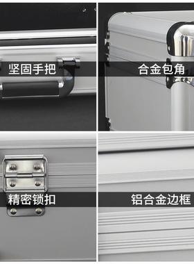 工厂可定铝合金仪器箱便携式铝箱铝合金拉杆箱航空箱工具箱