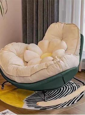 懒人沙发摇摇椅躺椅成人可躺可睡蜂窝椅阳台家用网红休闲摇椅