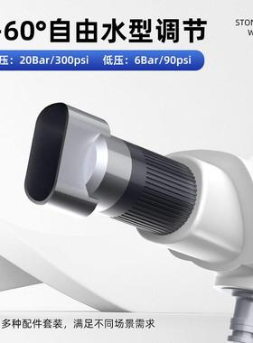 高压水枪洗车20v家用充电式手持水枪小型便携喷枪增压锂电洗车枪