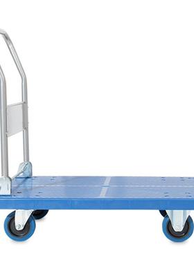 静音折叠手拉货平板车小推车轻便搬运便携推货车四轮拖车家用拉车