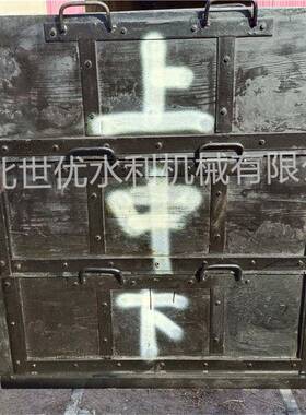 木质闸门木制叠梁闸门木制叠梁闸红松木闸门手动平板木闸门