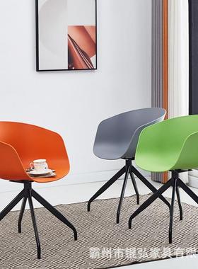 简约现代办公电脑北欧书房家用经济型靠背升降休闲椅子书桌扶手椅