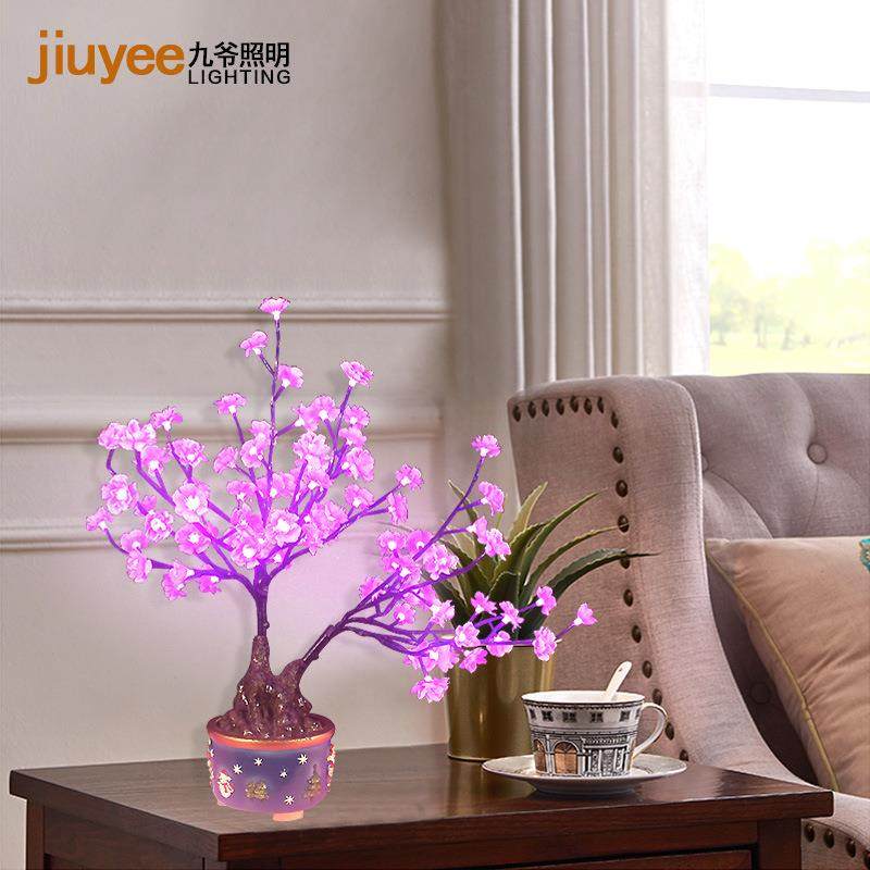 led室内摆设电视柜桌子仿真橘子盆栽盆景景观装饰灯,淘宝优惠券,粉丝福利购,淘宝优惠卷