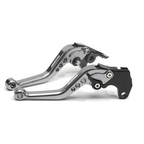 适用三阳MAXSYM400 TL500 改装两指短款刹车牛角车手把离合拉杆 - 图0