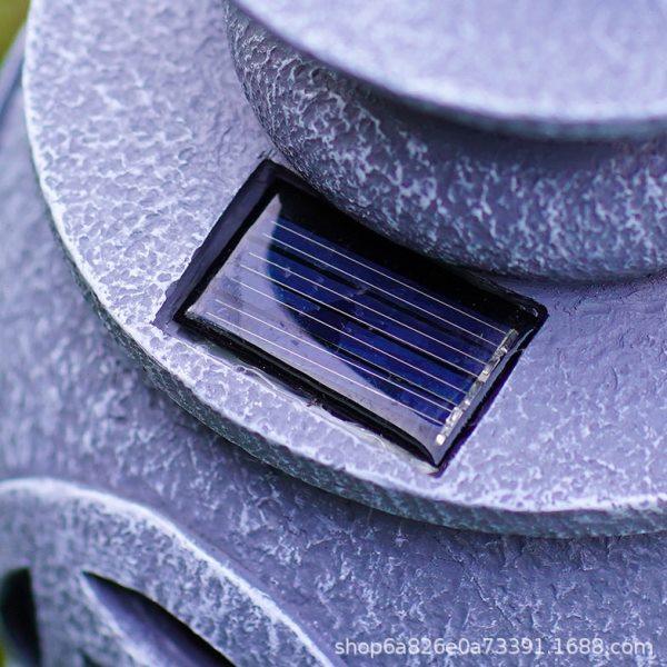 太阳能中式宫灯庭院仿石头灯佛塔氛围花园装饰摆件田园复古户外,淘宝优惠券,粉丝福利购,淘宝优惠卷