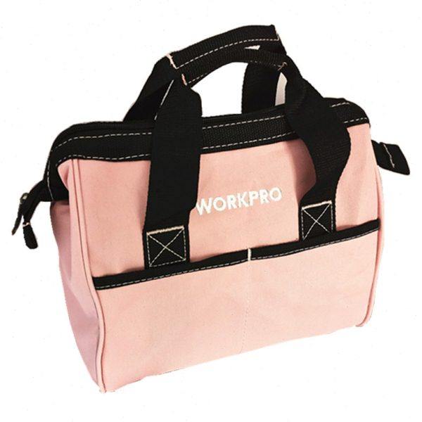 粉色手提工具袋小号加厚工具包便携电钻工具包多功能维修器材拎包,淘宝优惠券,粉丝福利购,淘宝优惠卷