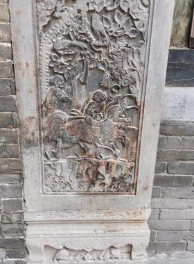 加厚款王家大院非遗金石传拓砖雕刻麒麟文创赠送礼品研学拓片刻板