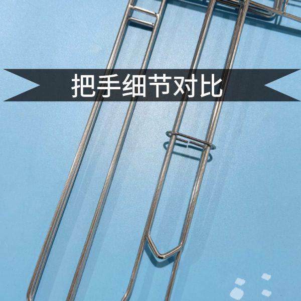 烤鱼网夹不锈钢网格商用大号烤肉夹子烧烤夹加厚加粗烧烤拍子工具,淘宝优惠券,粉丝福利购,淘宝优惠卷