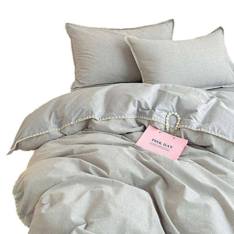 舒尊客||A类简约被罩60S纯棉水洗棉床单床笠被壳款床上四件套全棉,淘宝优惠券,粉丝福利购,淘宝优惠卷