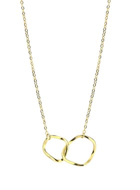 不规则环环相扣项链女锁骨链小众设计简约2023年新款潮百搭简约