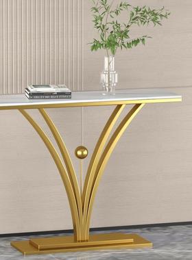 新中式玄关桌现代大师设计简约艺术风装饰轻奢靠墙极窄玄关置物台