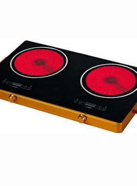 三头四头电陶炉整版触摸多头双灶光波家用电器英文不挑锅