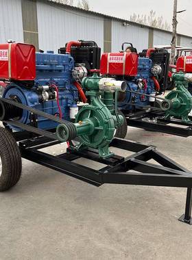 8寸污水抽水泵工业排水方便10寸灌溉泵井水高压泵自吸式泵车