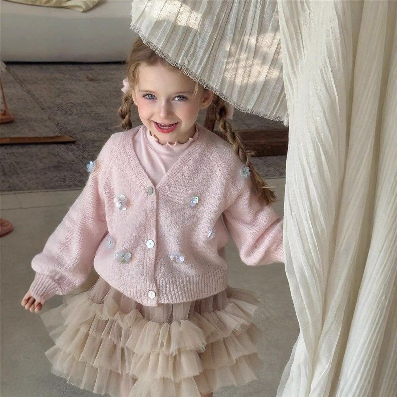 2025春夏新款童装韩版女童蓬蓬裙韩系儿童网纱裙子洋气休闲半身裙,淘宝优惠券,粉丝福利购,淘宝优惠卷