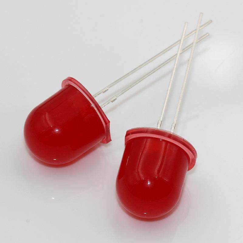 好莱光F12/12mm圆头红发红光绿黄蓝橙光led灯珠直插LED发光二极管,淘宝优惠券,粉丝福利购,淘宝优惠卷