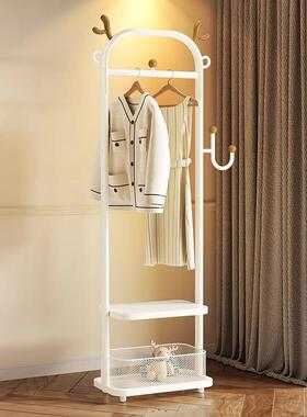 比人衣架卧室落地挂衣架简易衣帽架立式室内家用床边晚上放衣神器