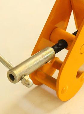 YC型钢轨夹持器工字钢夹钳钢板夹具吊钳起重轨道手拉葫芦夹持器