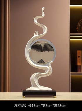 风生水起轻奢高级感摆件客厅玄关装饰品办公室工艺品W现代高档礼