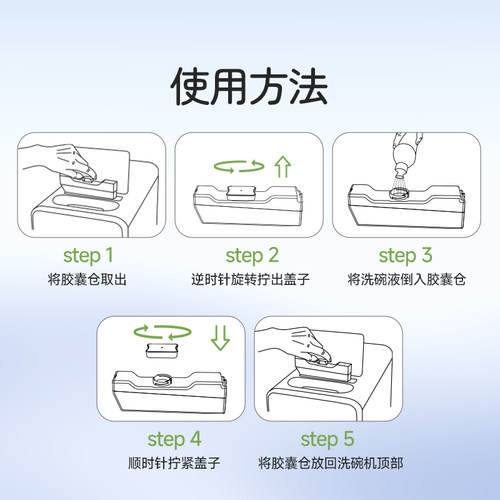 洗碗液洗碗机专用洗涤剂清洁剂漂洗剂光亮碗碟 - 图1